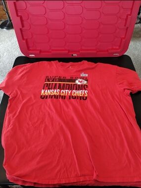 Fanatics Orange Logo Crew Neck Tee